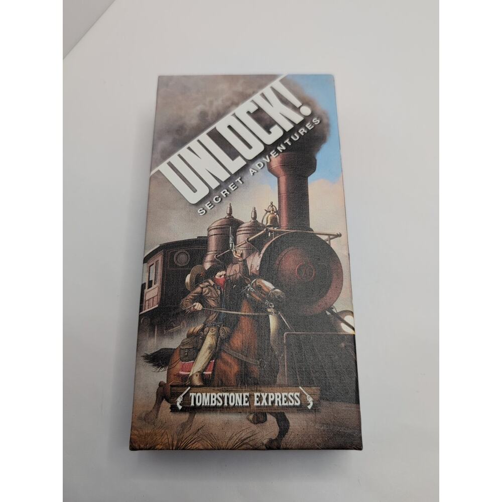 Unlock! Secret Adventures Card Game Tombstone Express Missing One Bullet